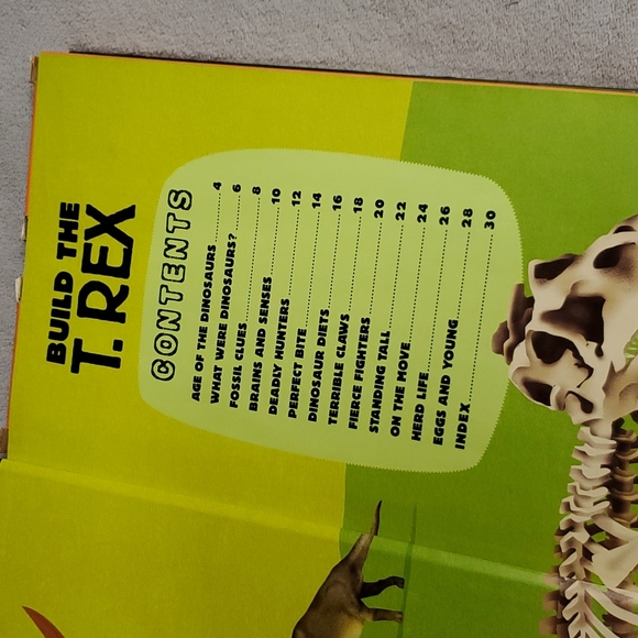 Build The T.Rex Book Build a 2 Foot Dinosaur - Picture 10 of 12